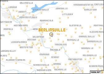 map of Berlinsville