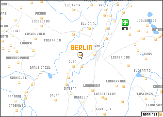 map of Berlín