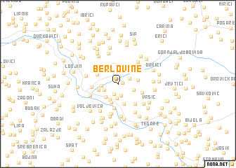 map of Berlovine