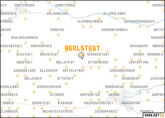 map of Berlstedt