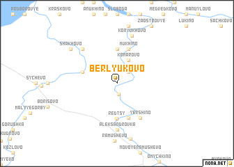 map of Berlyukovo