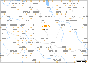 map of Bermés