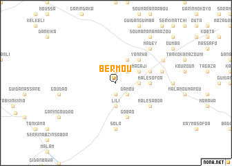 map of Bermou