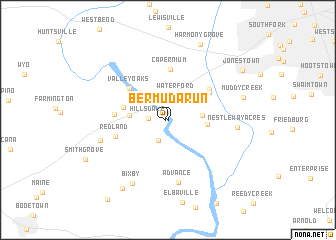 map of Bermuda Run