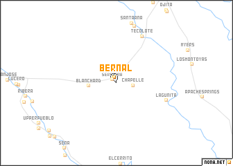 map of Bernal