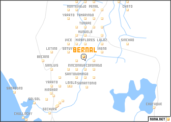 map of Bernal