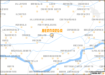 map of Bernarda