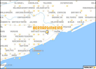 map of Bernardinheiro