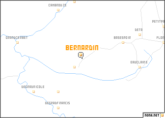 map of Bernardin
