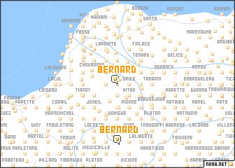 map of Bernard