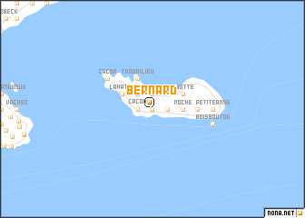 map of Bernard