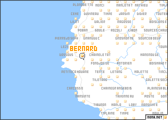 map of Bernard