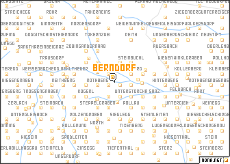 map of Berndorf