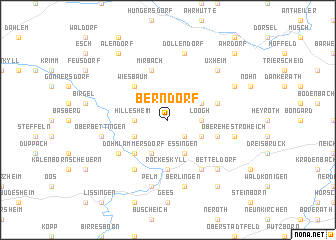 map of Berndorf