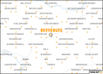 map of Berneburg