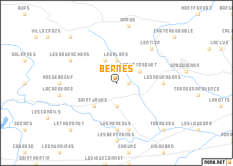 map of Bernes