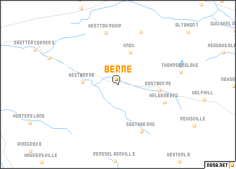 map of Berne