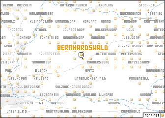 map of Bernhardswald