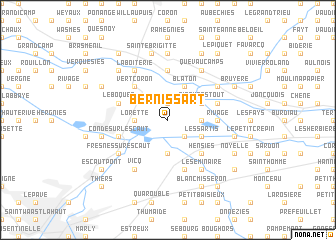 map of Bernissart