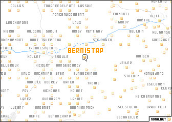 map of Bernistap