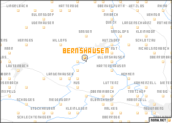 map of Bernshausen