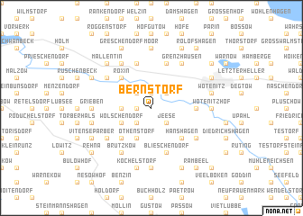 map of Bernstorf