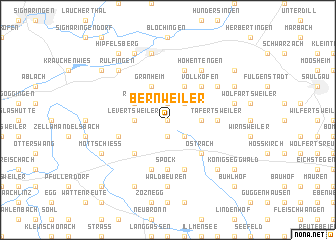 map of Bernweiler