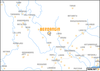 map of Beroangin