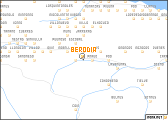 map of Berodia