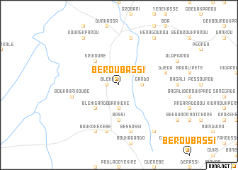 map of Béroubassi