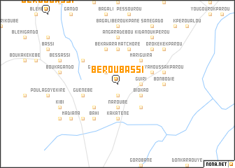 map of Béroubassi