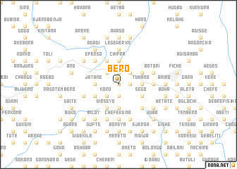 map of Bēro