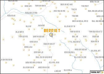 map of Berriet