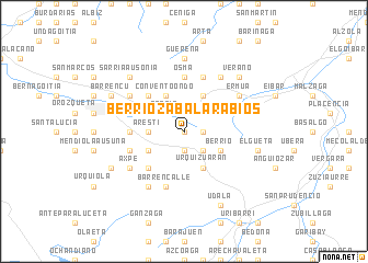 map of Berriozabal-Arabios