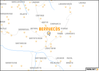 map of Berruecos