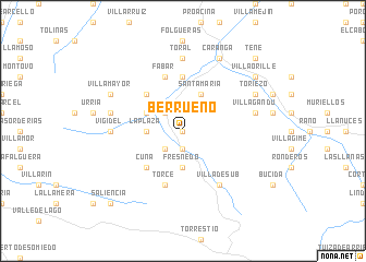 map of Berrueño