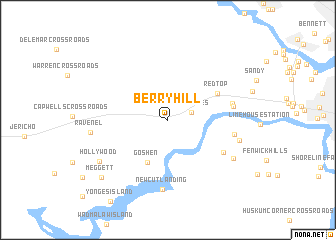 map of Berry Hill