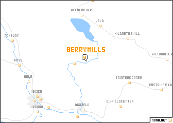 map of Berry Mills