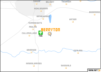 map of Berryton