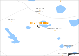 map of Bersenevka