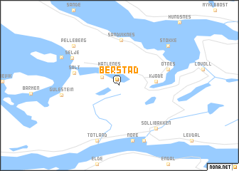 map of Berstad