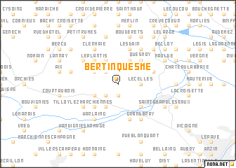 map of Bertinquesme