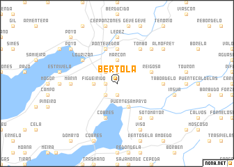 map of Bértola