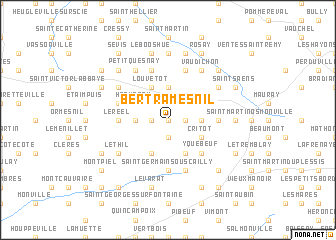 map of Bertramesnil
