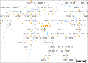 map of Bertren