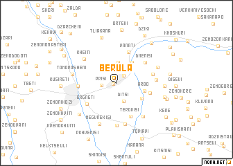 map of Berula