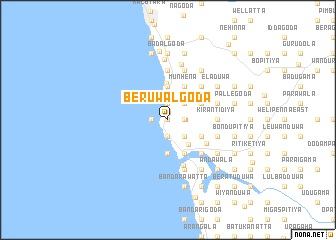 map of Beruwalgoda