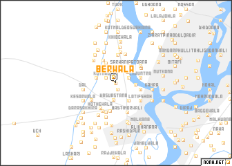 map of Berwāla