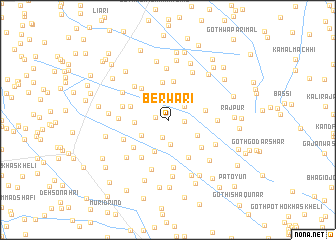 map of Berwāri