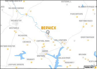 map of Berwick